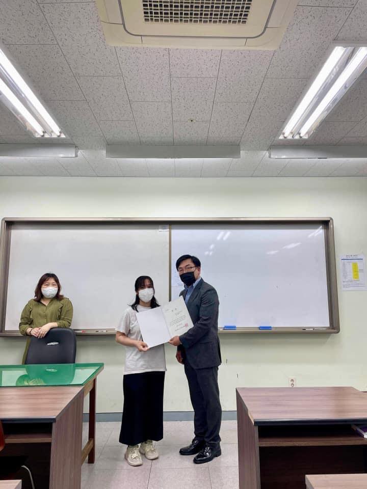 Sinh viên Hiast đạt học bổng tại trường Đại học Songwon