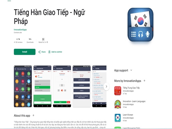 App học tiếng Hàn miễn phí cho người mới bắt đầu 