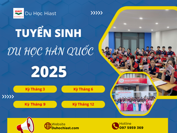 Thông báo tuyển sinh du học Hàn Quốc