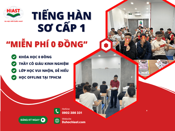 Lớp Học Tiếng Hàn Miễn Phí Tại TP HCM