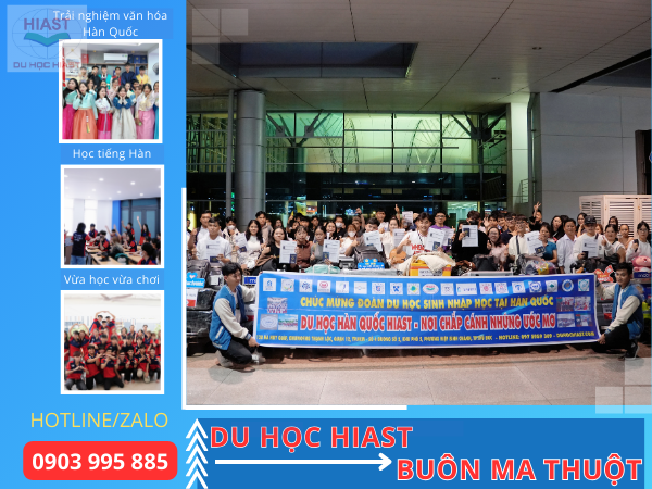 Chi phí Du Học Hàn Quốc Tại Đắk Lắk