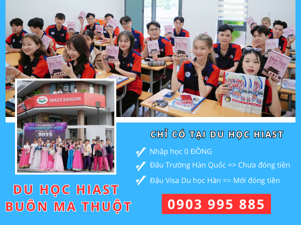 Du học Hàn Quốc tại Dak Lak