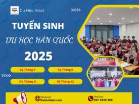 [2025] Tuyển sinh Du học Hàn Quốc Kỳ tháng 3,6,9,12