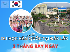 Du Học Hàn Quốc Tại Đắk Lắk - 3 Tháng Bay Ngay